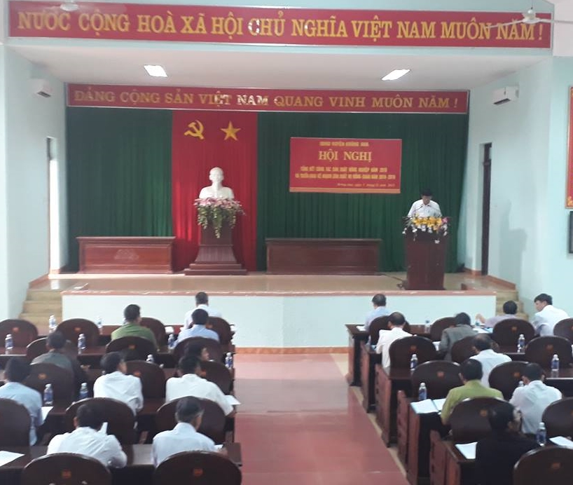 Hội nghị tổng kết sản xuất nông nghiệp năm 2018 triển khai kế hoạch vụ động xuân năm 2018 – 2019