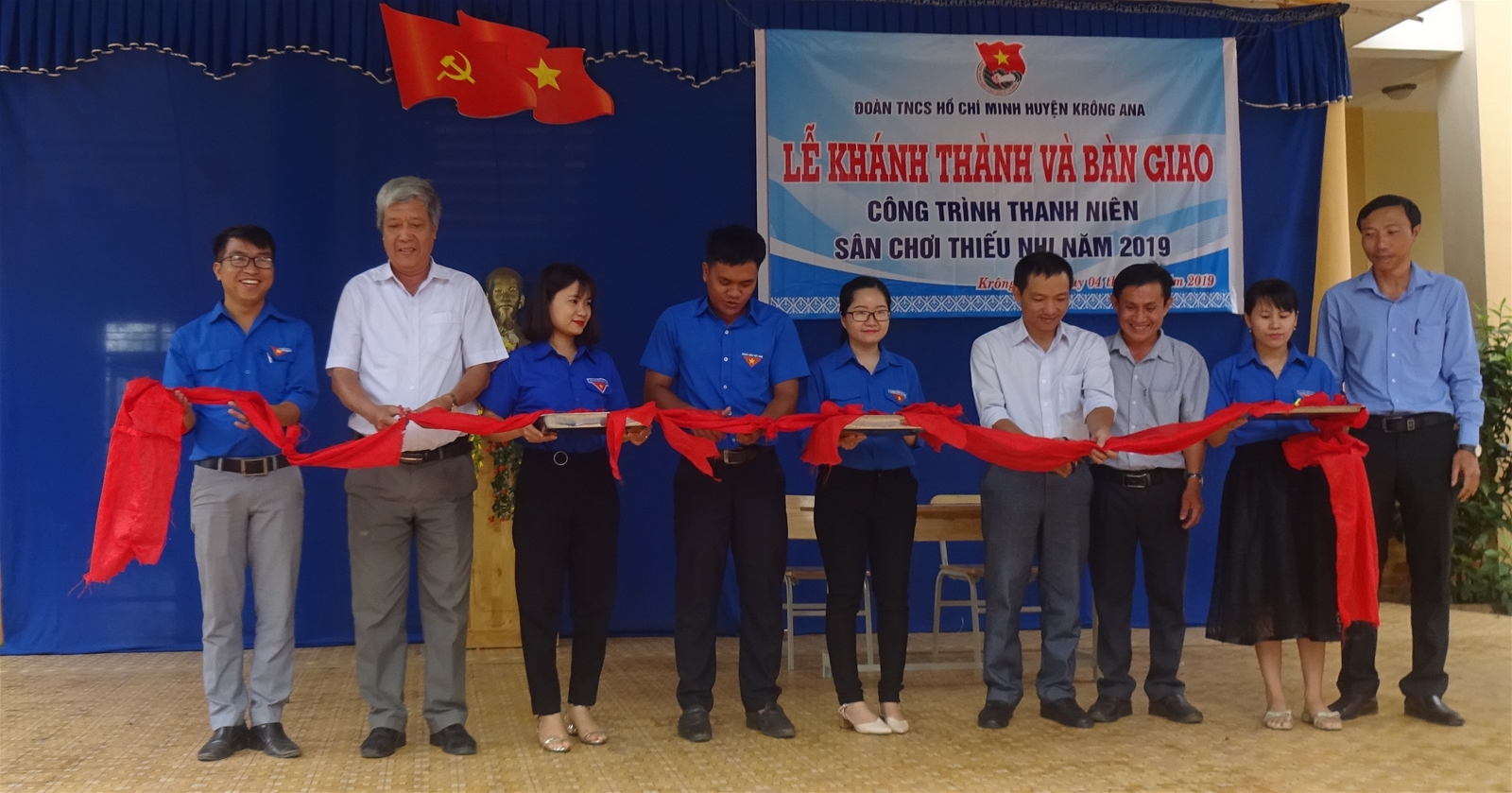 Lễ khánh thành và bàn giao sân chơi thiếu nhi, năm học 2018 – 2019