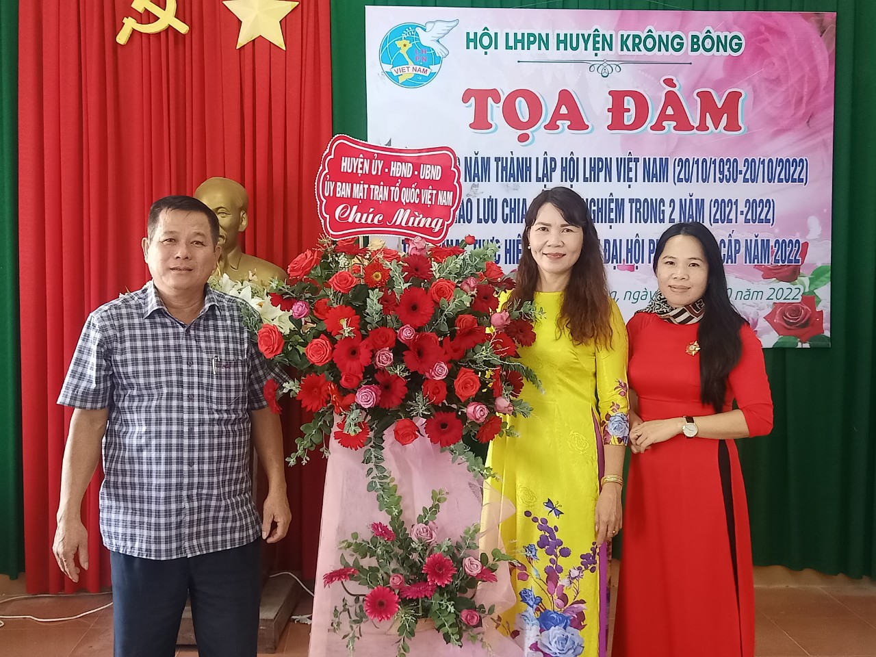 HỘI LHPN HUYỆN TOẠ ĐẢM KỶ NIỆM 92 NĂM NGÀY THÀNH LẬP HỘI LIÊN HIỆP PHỤ NỮ VIỆT NAM (20/10/1930 – 20/10/2022)